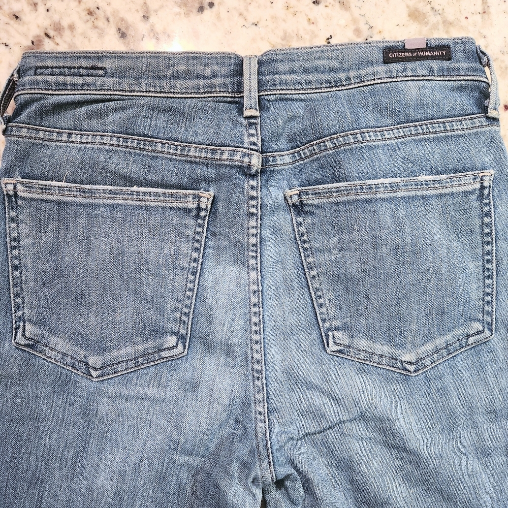 Citizens of Humanity| Womens High Rise Rocket Skinny Jeans Blue 27 - Picture 5 of 9